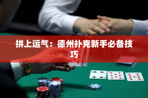拼上運氣：德州撲克新手必備技巧