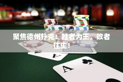 聚焦德州撲克：勝者為王，敗者往生！