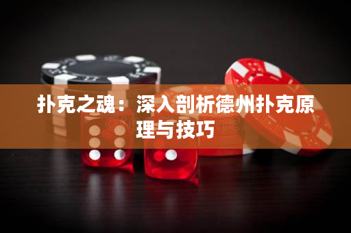 撲克之魂：深入剖析德州撲克原理與技巧
