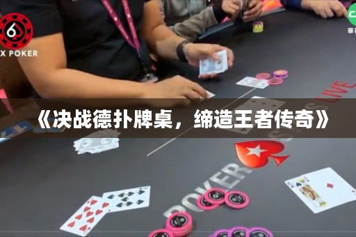 《決戰德撲牌桌，締造王者傳奇》
