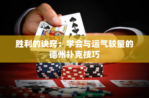 勝利的訣竅：學會與運氣較量的德州撲克技巧