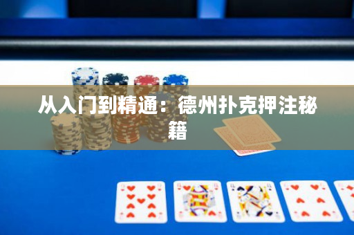 從入門到精通：德州撲克押注秘籍