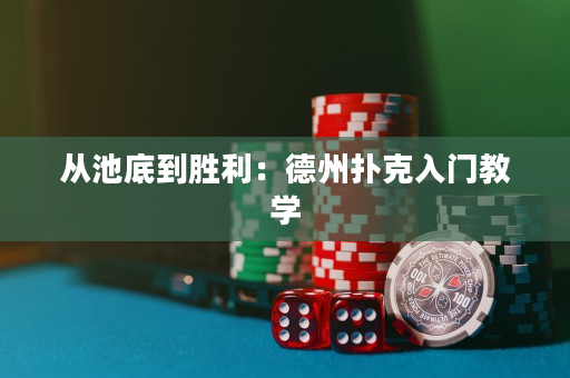 從池底到勝利：德州撲克入門教學