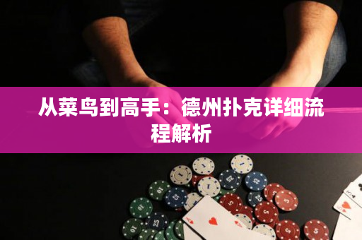 從菜鳥到高手：德州撲克詳細流程解析