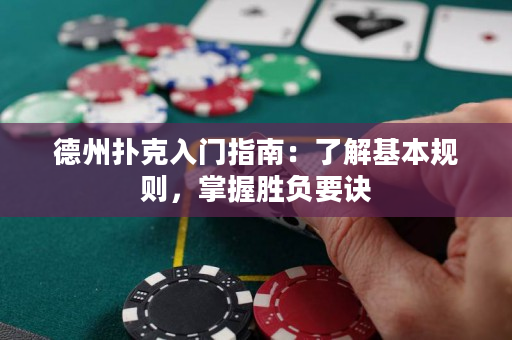 德州撲克入門指南：了解基本規則，掌握勝負要訣