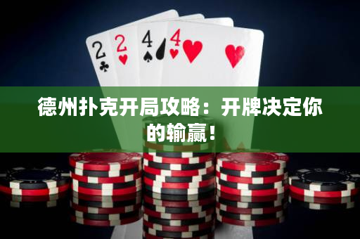 德州撲克開局攻略：開牌決定你的輸贏！