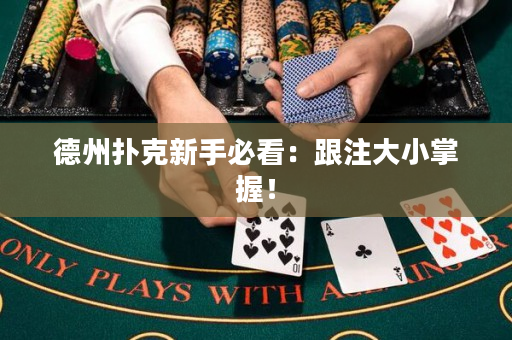 德州撲克新手必看：跟注大小掌握！
