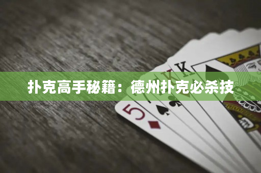 撲克高手秘籍：德州撲克必殺技