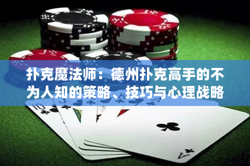 撲克魔法師：德州撲克高手的不為人知的策略、技巧與心理戰(zhàn)略