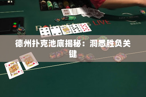 德州撲克池底揭秘：洞悉勝負關鍵