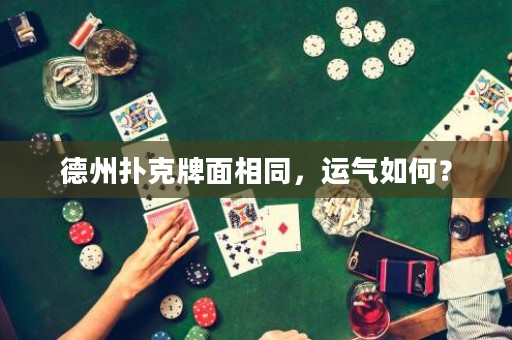 德州撲克牌面相同，運氣如何？