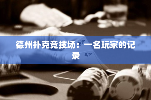 德州撲克競技場：一名玩家的記錄