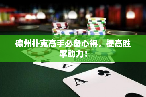 德州撲克高手必備心得，提高勝率動力！