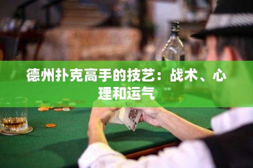 德州撲克高手的技藝：戰術、心理和運氣