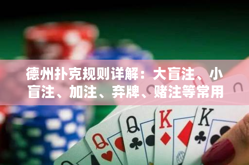 德州撲克規則詳解：大盲注、小盲注、加注、棄牌、賭注等常用術語解析