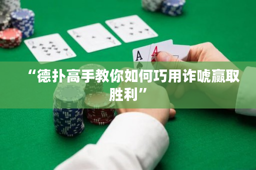 “德撲高手教你如何巧用詐唬贏取勝利”