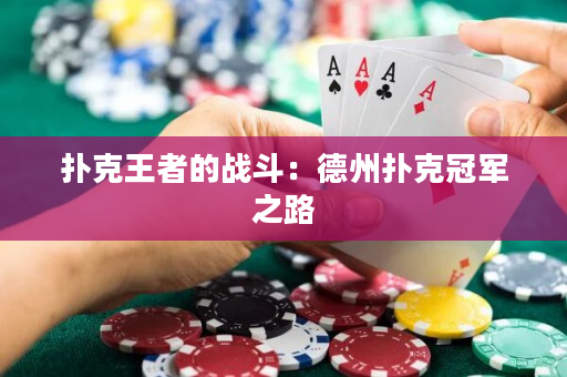 撲克王者的戰斗：德州撲克冠軍之路