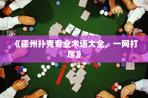《德州撲克專業(yè)術(shù)語大全，一網(wǎng)打盡》