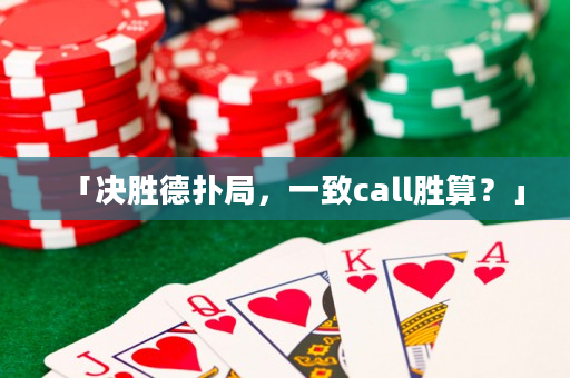 「決勝德?lián)渚郑恢耤all勝算？」