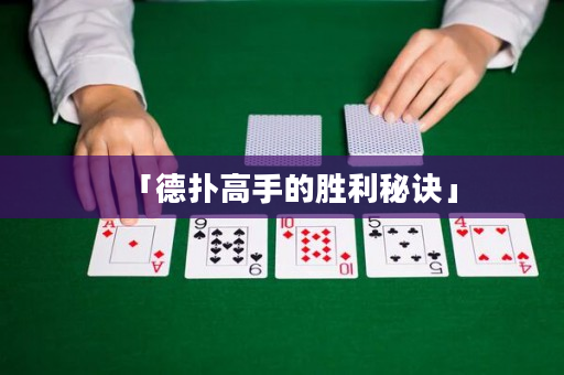 「德撲高手的勝利秘訣」