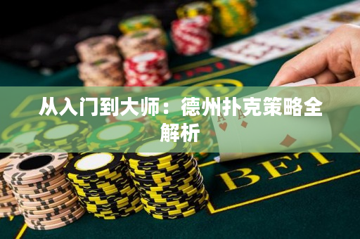 從入門到大師：德州撲克策略全解析