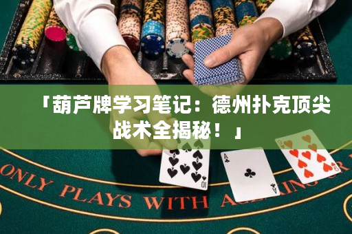 「葫蘆牌學(xué)習(xí)筆記：德州撲克頂尖戰(zhàn)術(shù)全揭秘！」