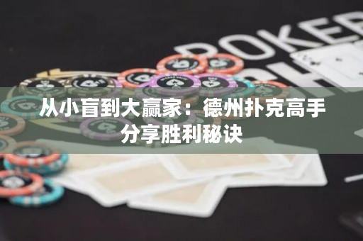 從小盲到大贏家：德州撲克高手分享勝利秘訣