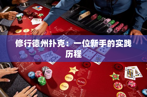 修行德州撲克：一位新手的實踐歷程