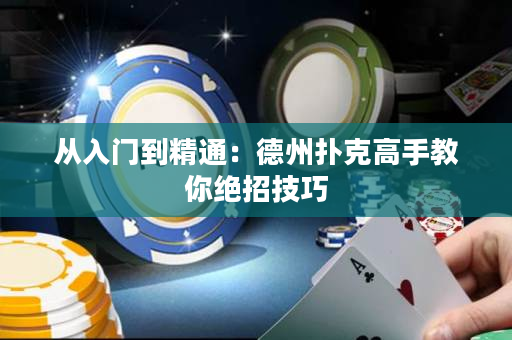 從入門到精通：德州撲克高手教你絕招技巧