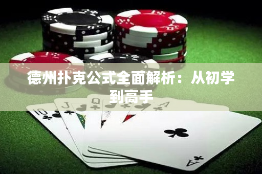 德州撲克公式全面解析：從初學到高手