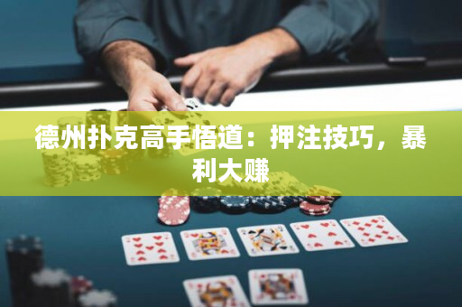 德州撲克高手悟道：押注技巧，暴利大賺