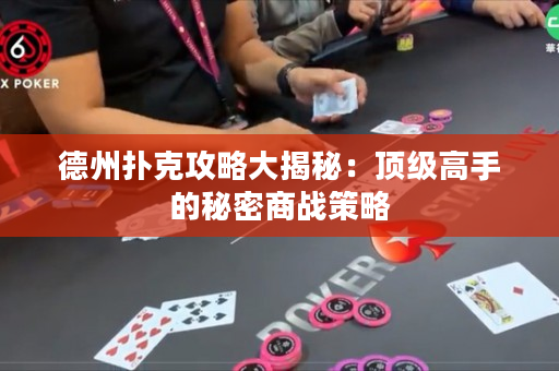 德州撲克攻略大揭秘：頂級高手的秘密商戰策略