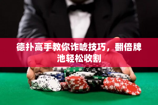 德撲高手教你詐唬技巧，翻倍牌池輕松收割