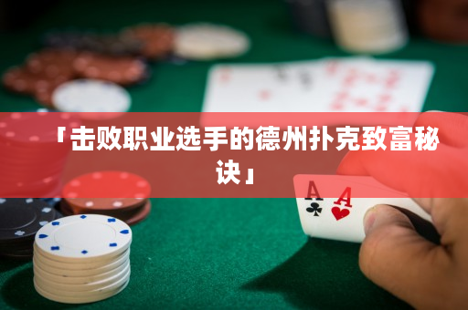 「擊敗職業選手的德州撲克致富秘訣」