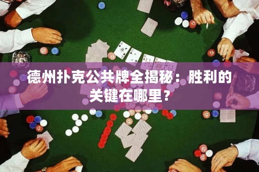 德州撲克公共牌全揭秘：勝利的關(guān)鍵在哪里？