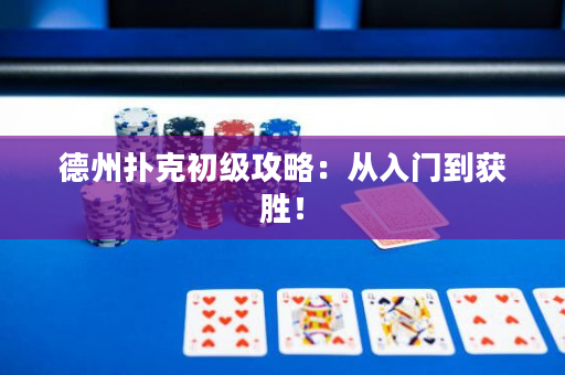 德州撲克初級攻略：從入門到獲勝！