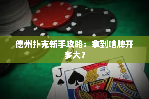 德州撲克新手攻略：拿到啥牌開多大？