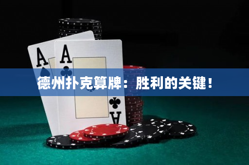 德州撲克算牌：勝利的關鍵！