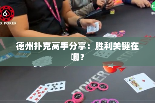 德州撲克高手分享：勝利關(guān)鍵在哪？