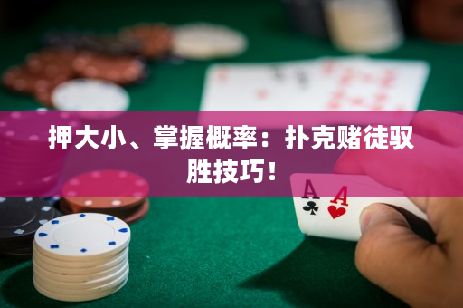 押大小、掌握概率：撲克賭徒馭勝技巧！