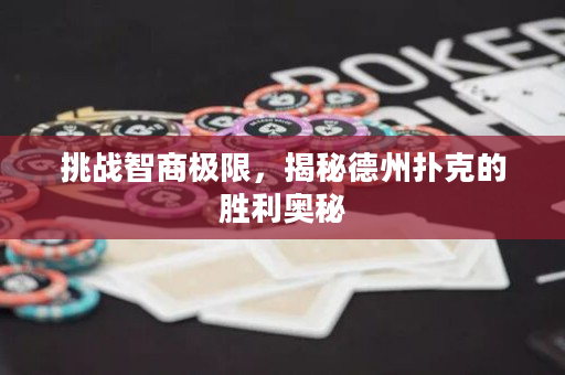 挑戰智商極限，揭秘德州撲克的勝利奧秘