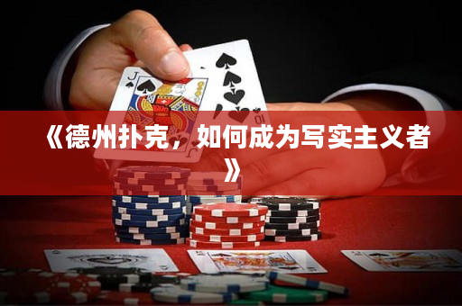 《德州撲克，如何成為寫實主義者》