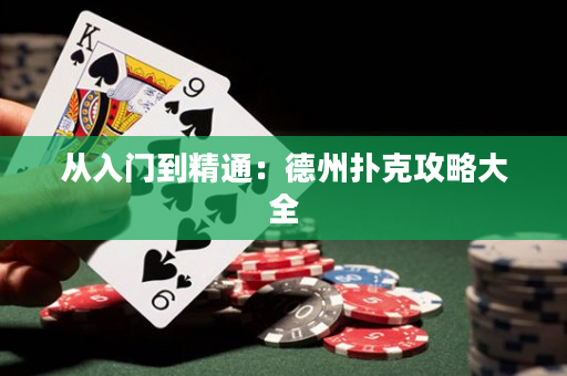 從入門到精通：德州撲克攻略大全