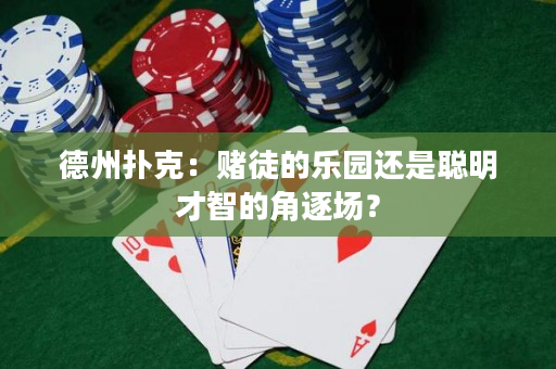 德州撲克：賭徒的樂園還是聰明才智的角逐場？