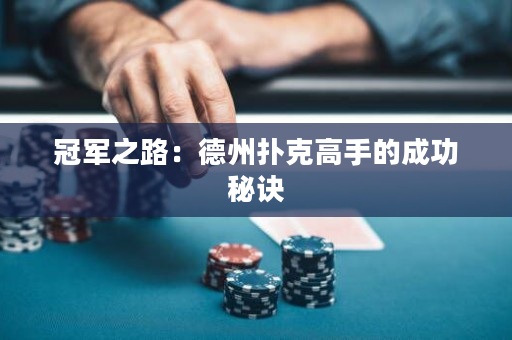 冠軍之路：德州撲克高手的成功秘訣