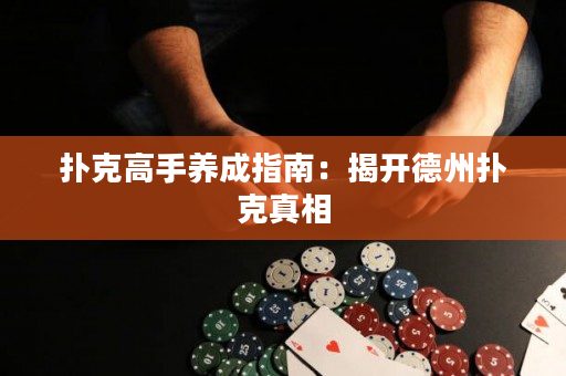撲克高手養成指南：揭開德州撲克真相