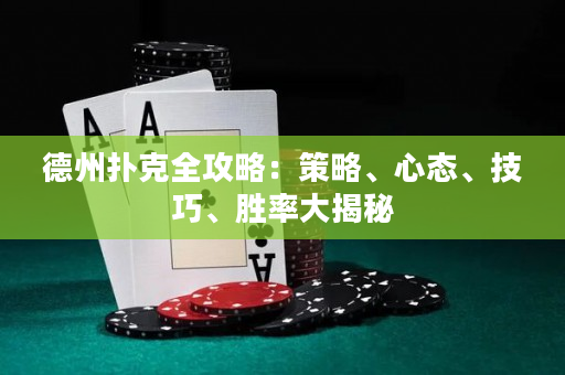德州撲克全攻略：策略、心態(tài)、技巧、勝率大揭秘