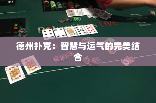 德州撲克：智慧與運氣的完美結合