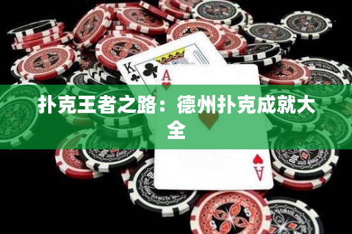 撲克王者之路：德州撲克成就大全