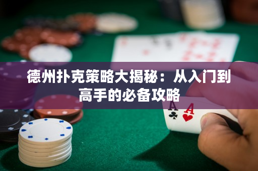 德州撲克策略大揭秘：從入門到高手的必備攻略